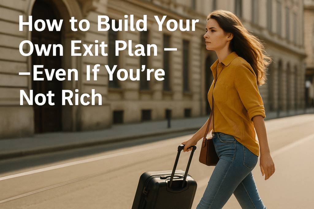 How to Build Your Own Exit Plan — Even If You’re Not Rich