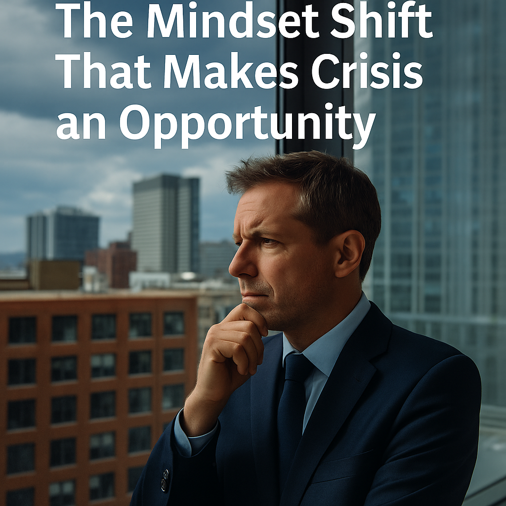 The Mindset Shift That Makes Crisis an Opportunity — If You Know What to Look For The Mindset Shift That Makes Crisis an Opportunity — If You Know What to Look For