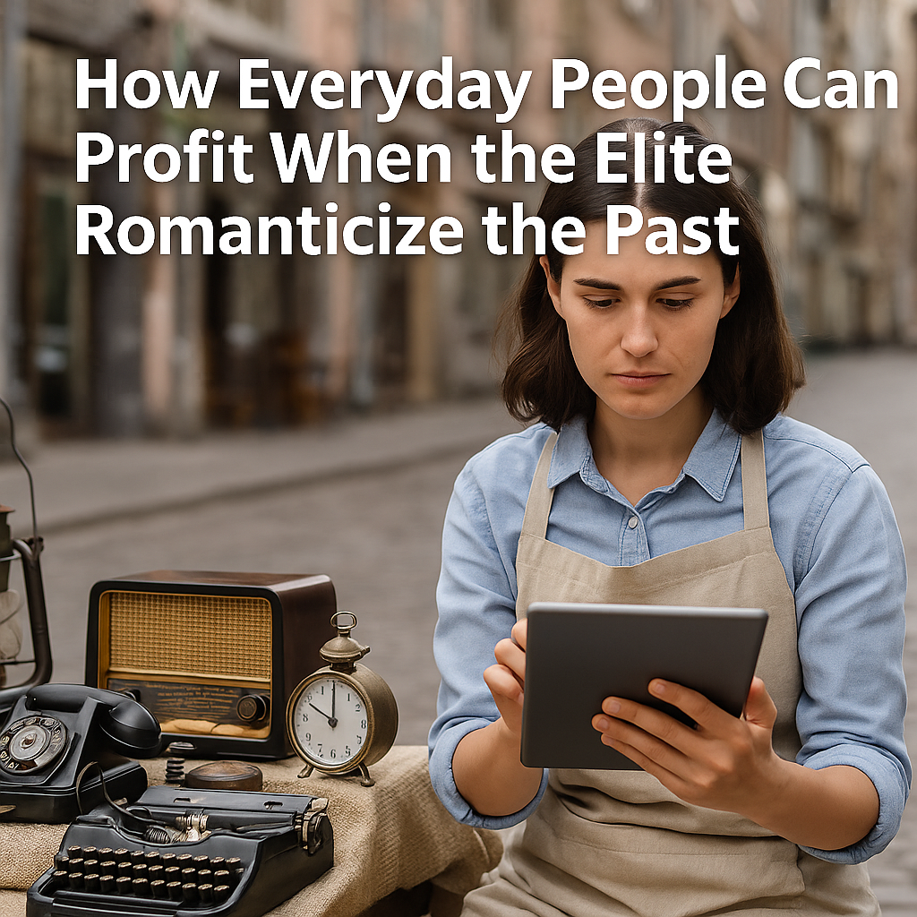 How Everyday People Can Profit When the Elite Romanticize the Past