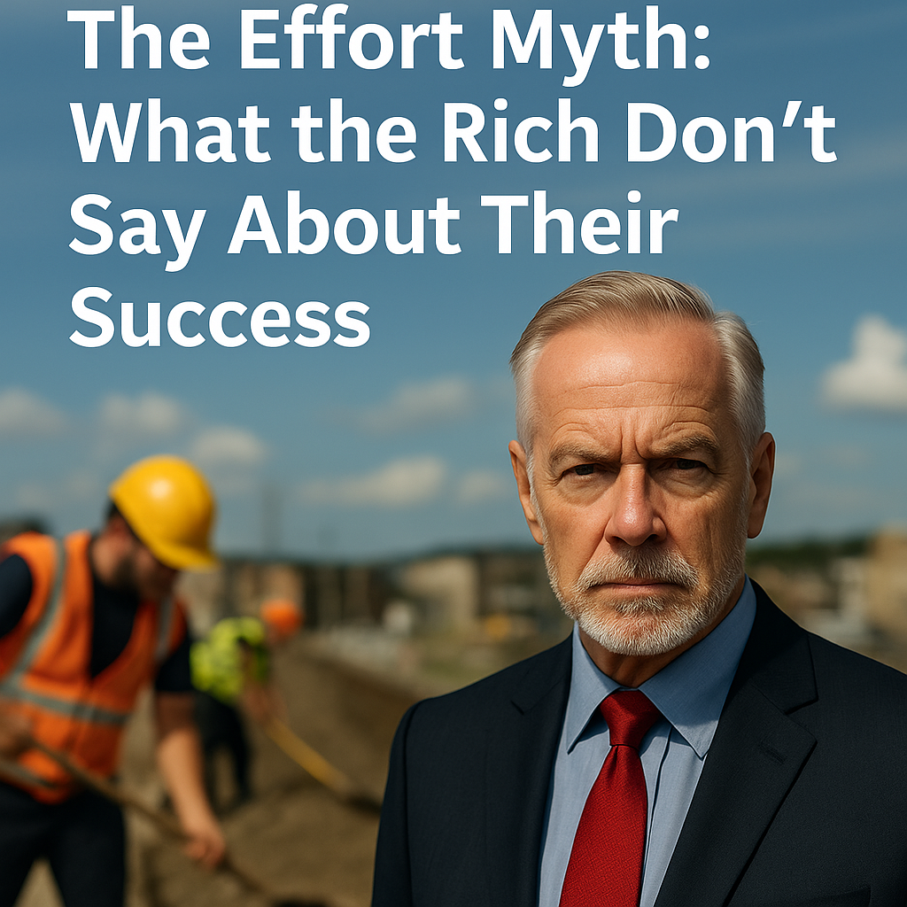 The Effort Myth: What the Rich Don’t Say About Their Success