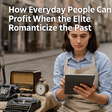 how everyday people can profit when the elite romanticize the past