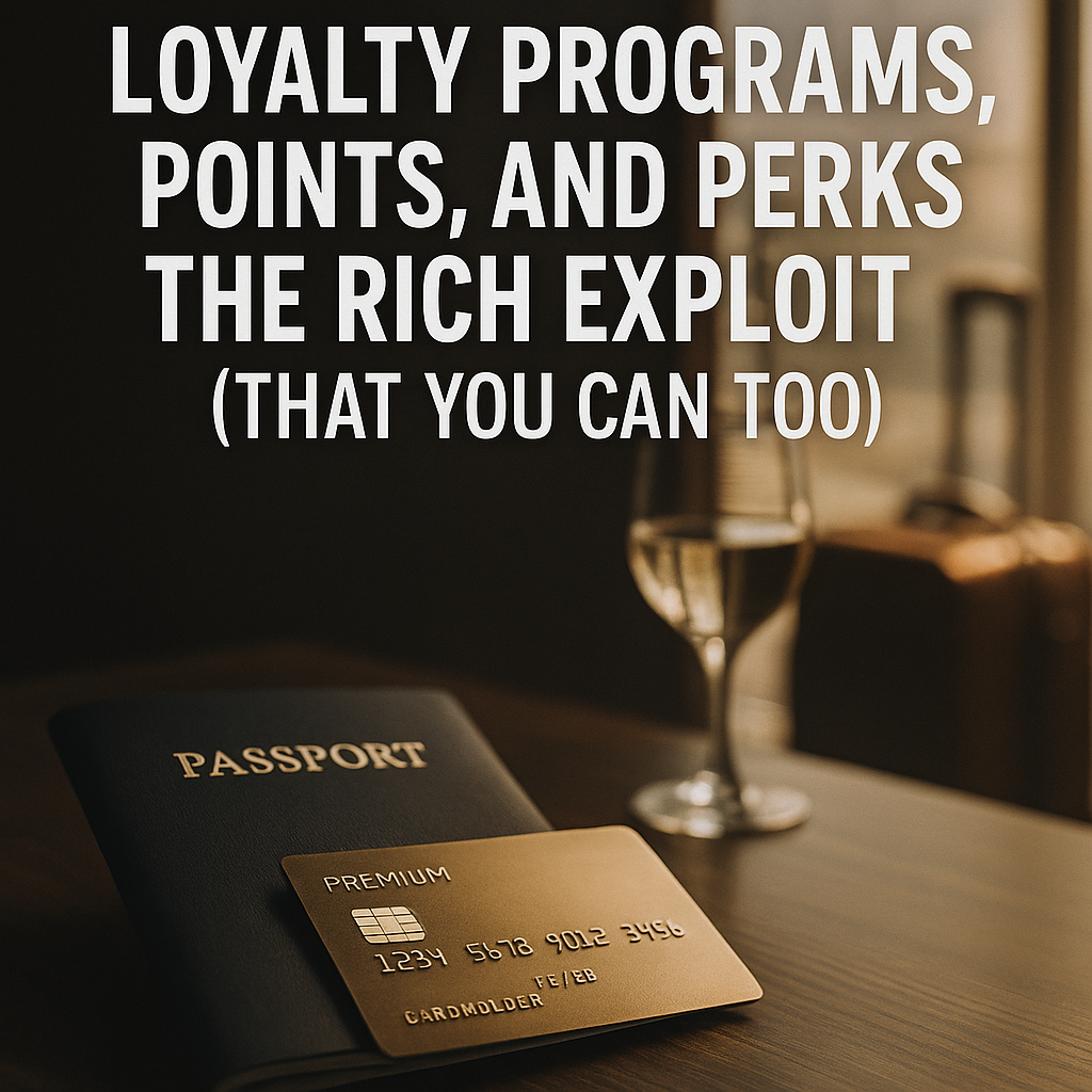 Loyalty Programs, Points, and Perks the Rich Exploit (That You Can Too)