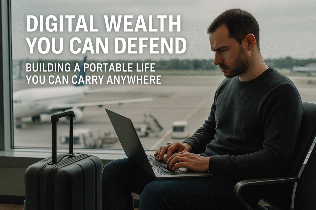 Digital Wealth You Can Defend: Building a Portable Life You Can Carry Anywhere