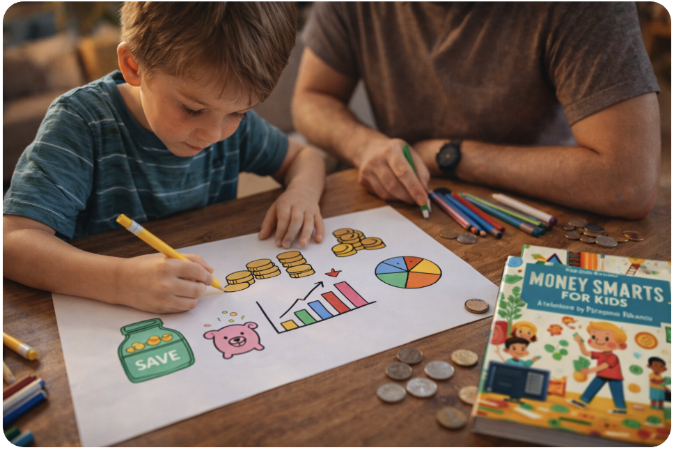 How Generation Alpha Actually Learns About Money: Visual, Interactive, and Everyday Systems