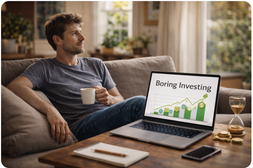 Why Boring Investors Win (And Why Most People Can’t Be One)