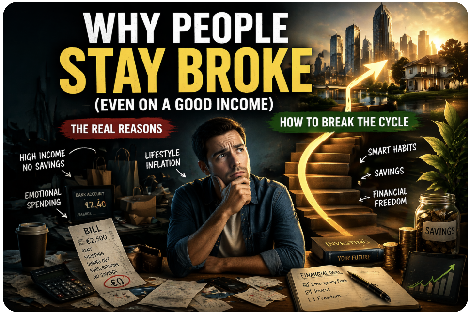 Why People Stay Broke (Even on a Good Income) Why People Stay Broke (Even on a Good Income)
