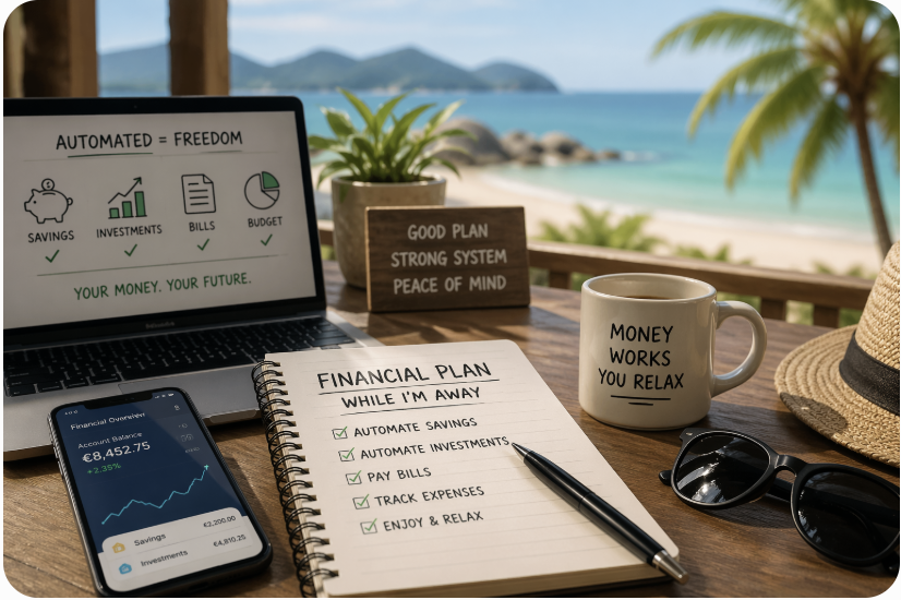 How to Set Up Your Money to Work While You’re on Holiday