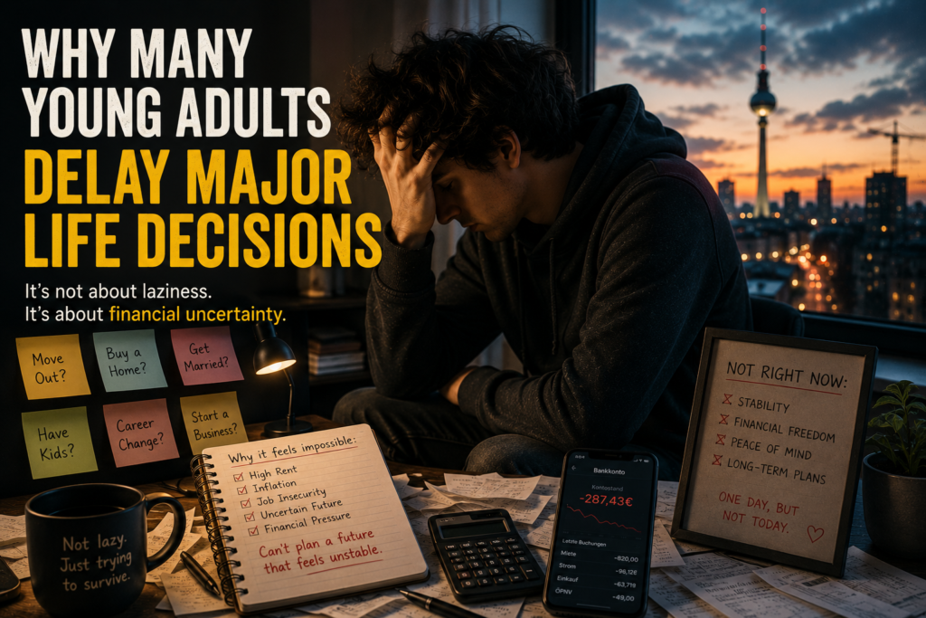 Why Many Young Adults Delay Major Life Decisions