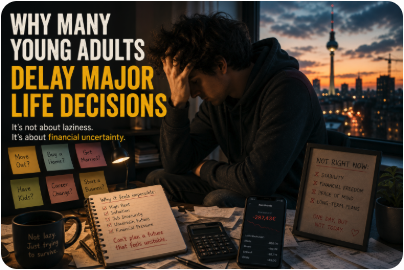 Why Many Young Adults Delay Major Life Decisions