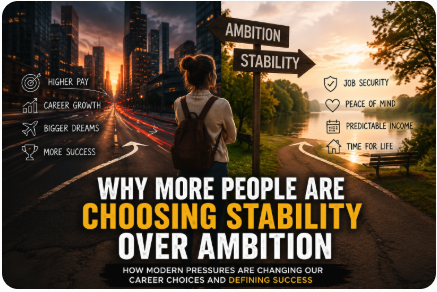 Why More People Are Choosing Stability Over Ambition Why More People Are Choosing Stability Over Ambition