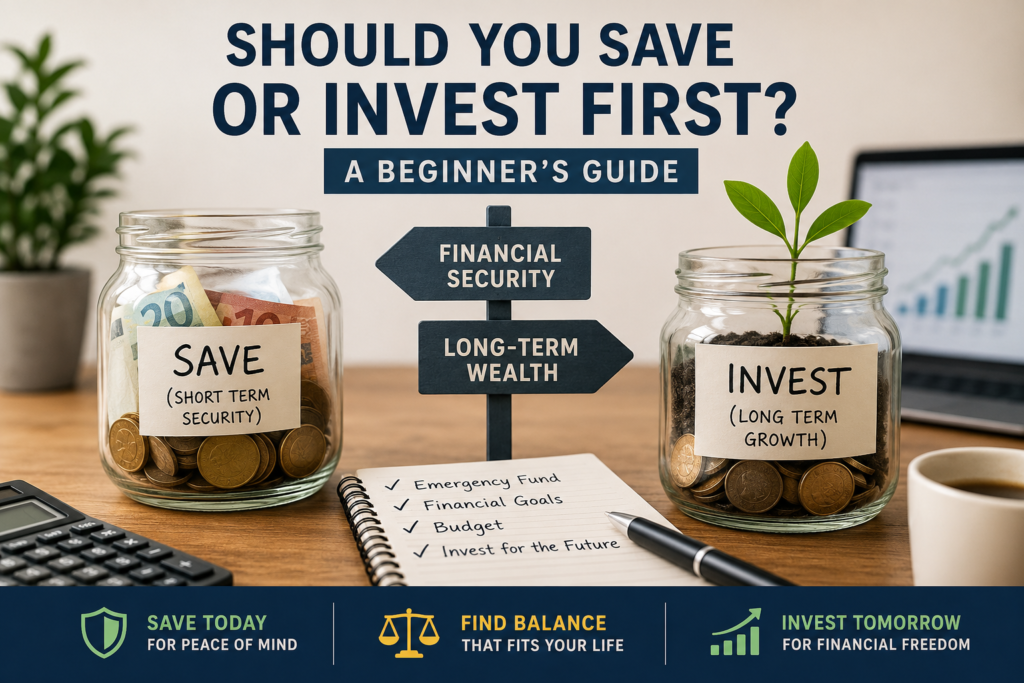 Should You Save Or Invest First? A Beginner's Guide