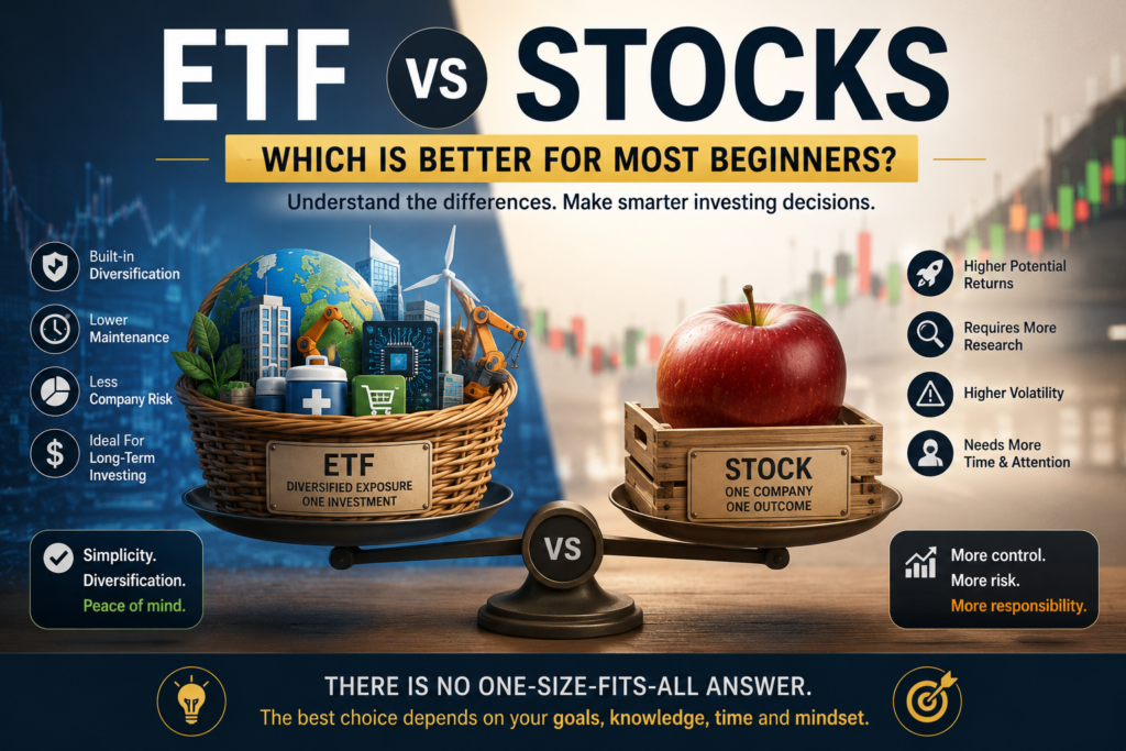 ETF vs Individual Stocks: Which Is Better For Most Beginners?