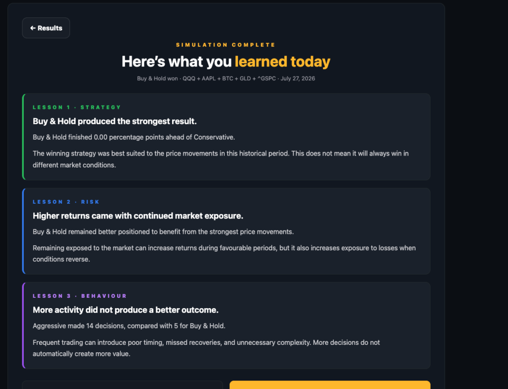 lessons learned