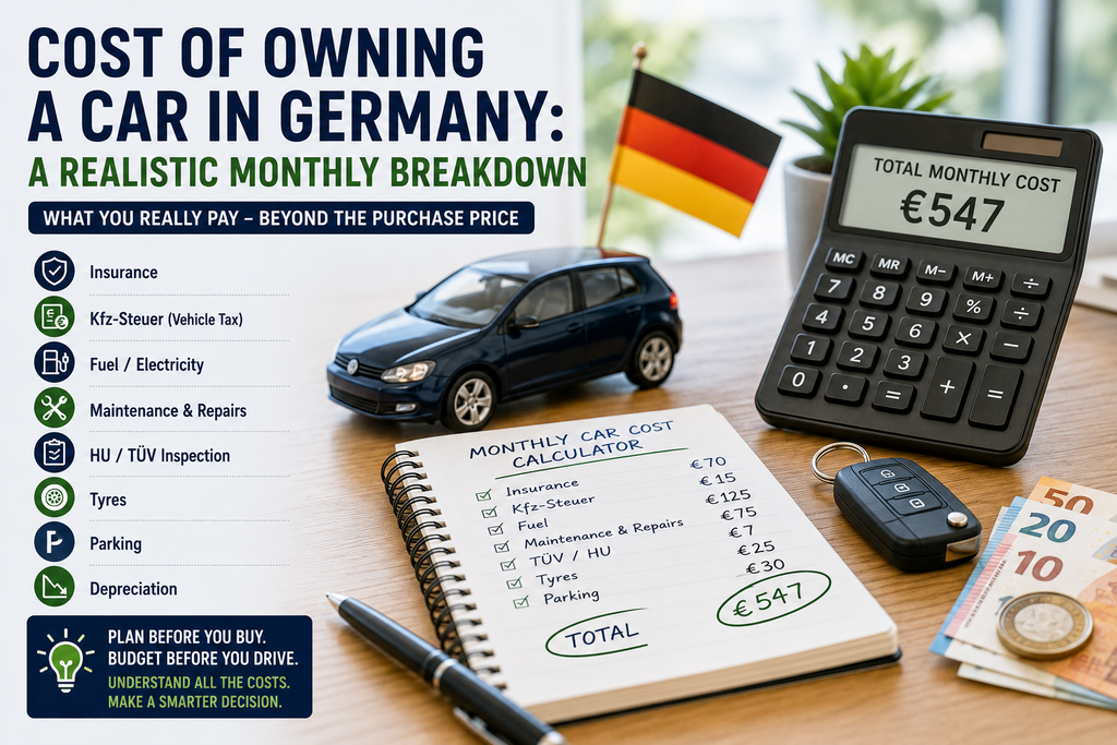 Cost of Owning a Car in Germany: A Realistic Monthly Breakdown Cost of Owning a Car in Germany: A Realistic Monthly Breakdown