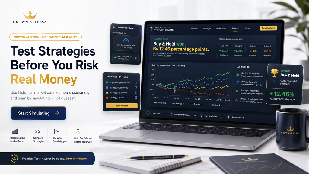 Crown Altessa Investment Simulator Hero Crown Altessa Investment Simulator Hero
