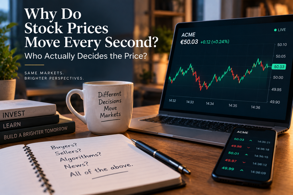 Why Stock Prices Move Every Second