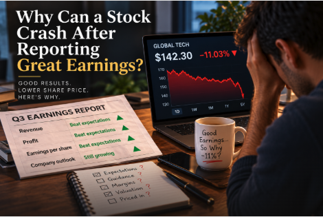 Why Can a Stock Crash After Reporting Great Earnings?