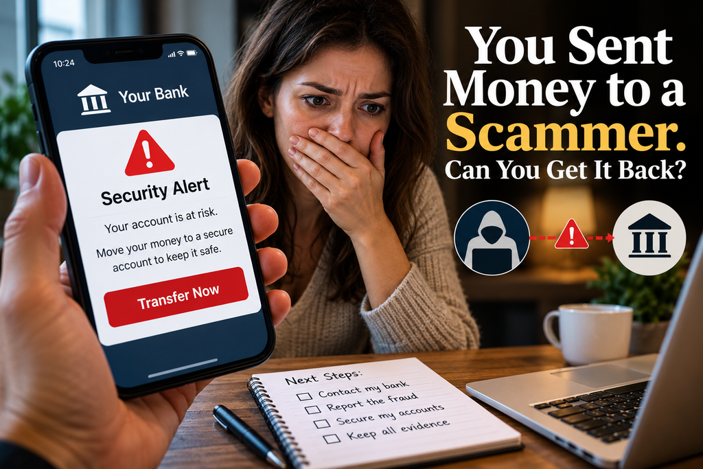 online banking scam alert and recovery