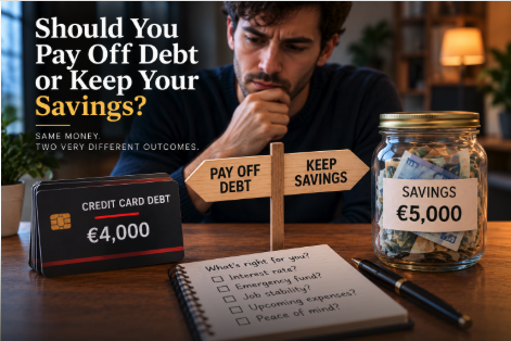 Should You Pay Off Debt or Keep Your Savings?