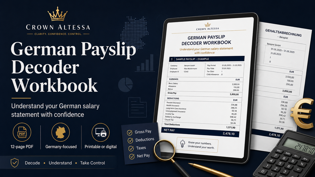 German Payslip Decoder Workbook cover