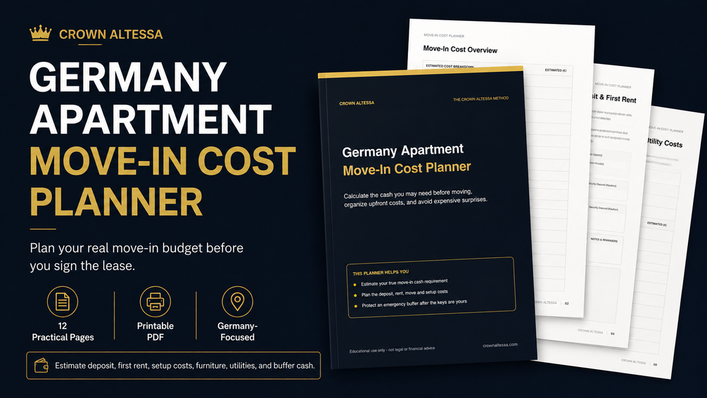 Germany Apartment Move-In Cost Planner cover