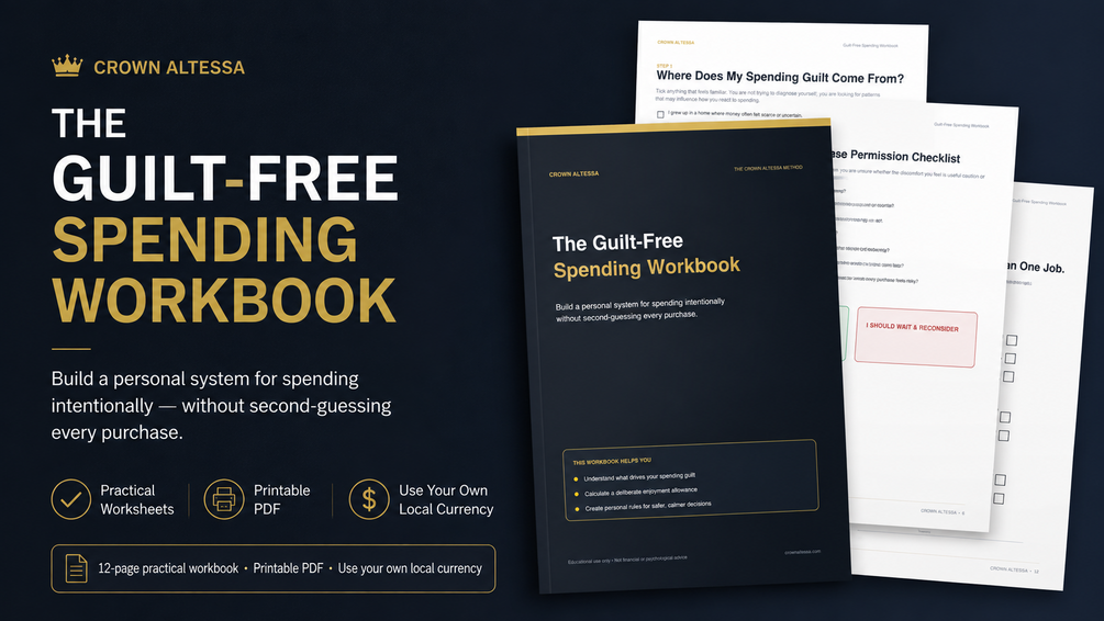 The Guilt-Free Spending Workbook cover